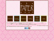 Tablet Screenshot of paperpostonline.com